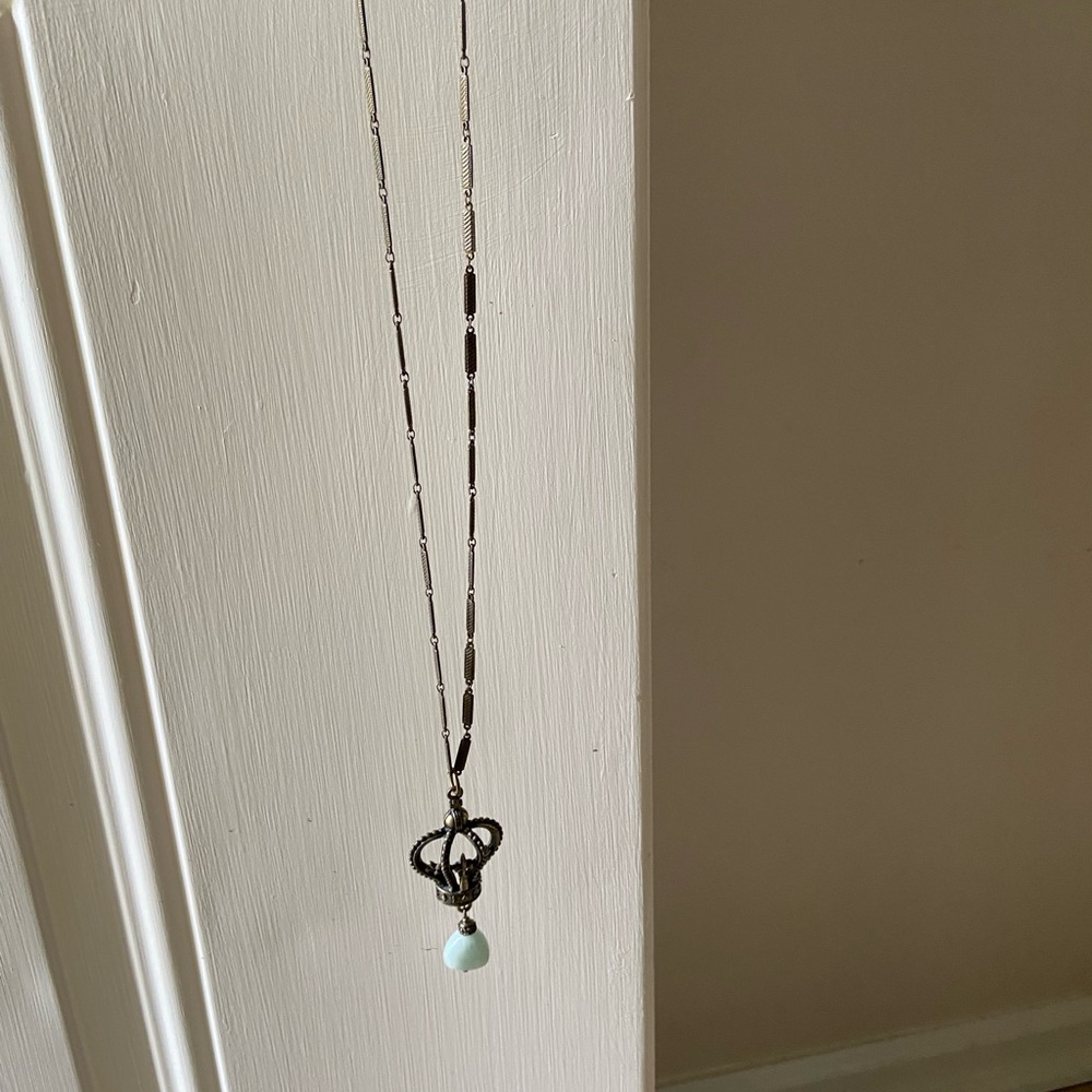 Ben-Amun Crown Pendant Necklace